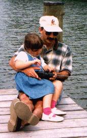Father And Daughter Relax